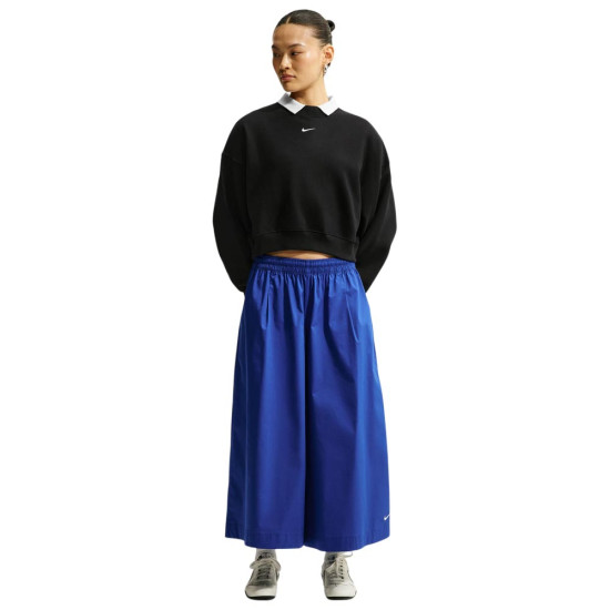 Nike Γυναικείο φούτερ Studio Fleece Medium Weight Oversized Cropped Crew